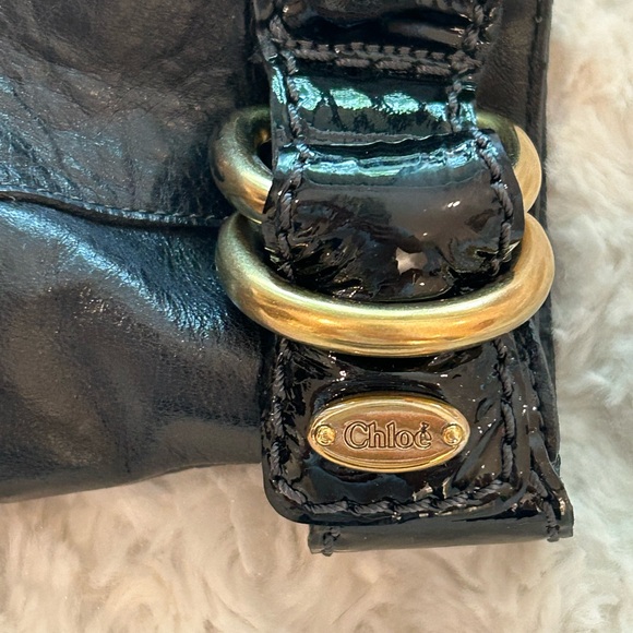 NWOB CHLOE Ankle Boots Stacked Heels 8.5 - Picture 1 of 10